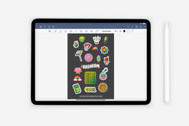 DIY Composition Cover Sticker Pack - Passion Planner