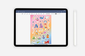 Digital Let's Celebrate! Sticker Book