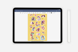 Digital Love is Love Sticker Pack - Passion Planner