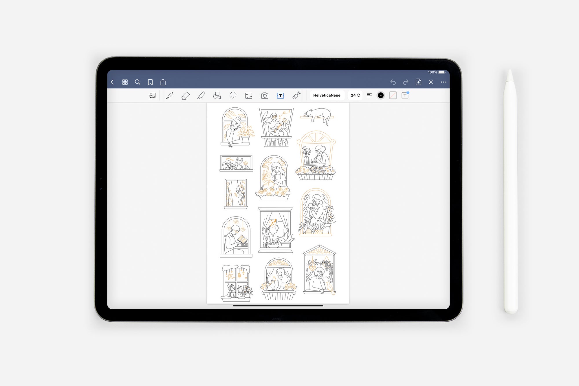 Digital Let's Color! Sticker Book - Passion Planner