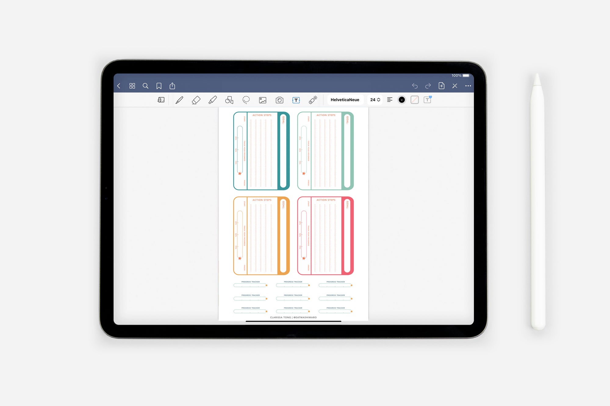 Digital Functional Trackers Sticker Book - Passion Planner