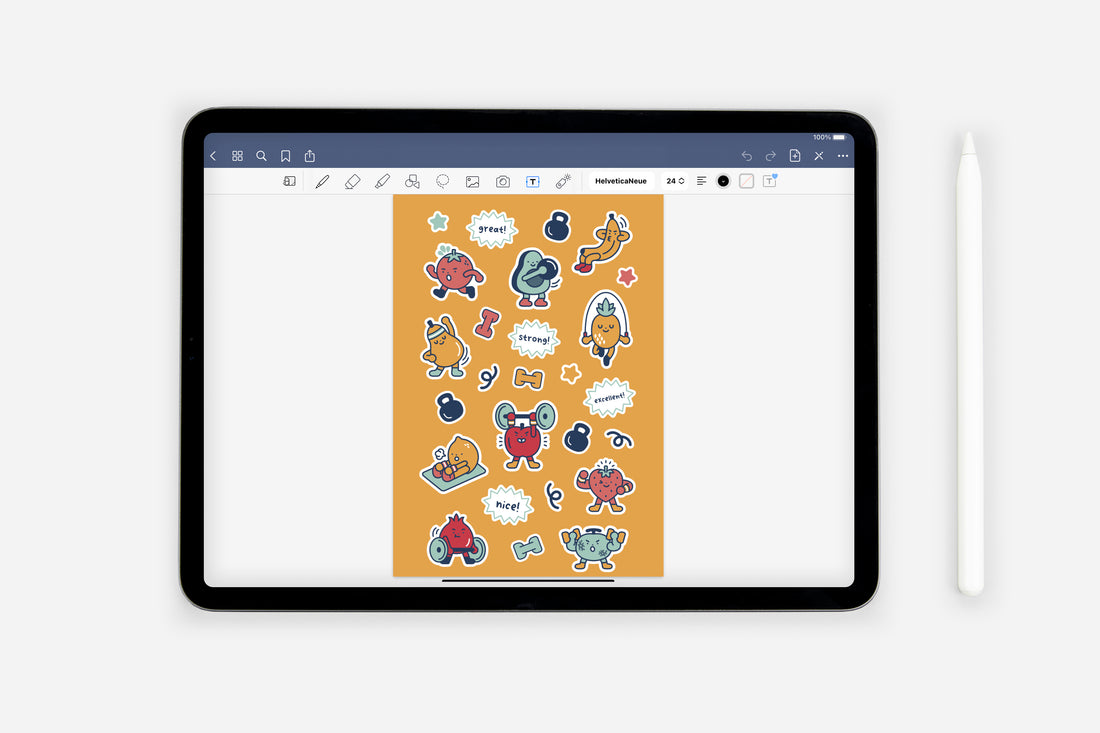 Digital Teacher Sticker Book - Passion Planner
