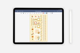 Digital Florals & Foliage Sticker Book - Passion Planner