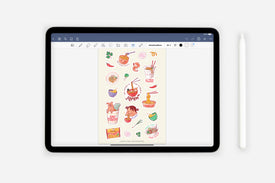 Digital Let's Eat! Foodie Sticker Book - Passion Planner