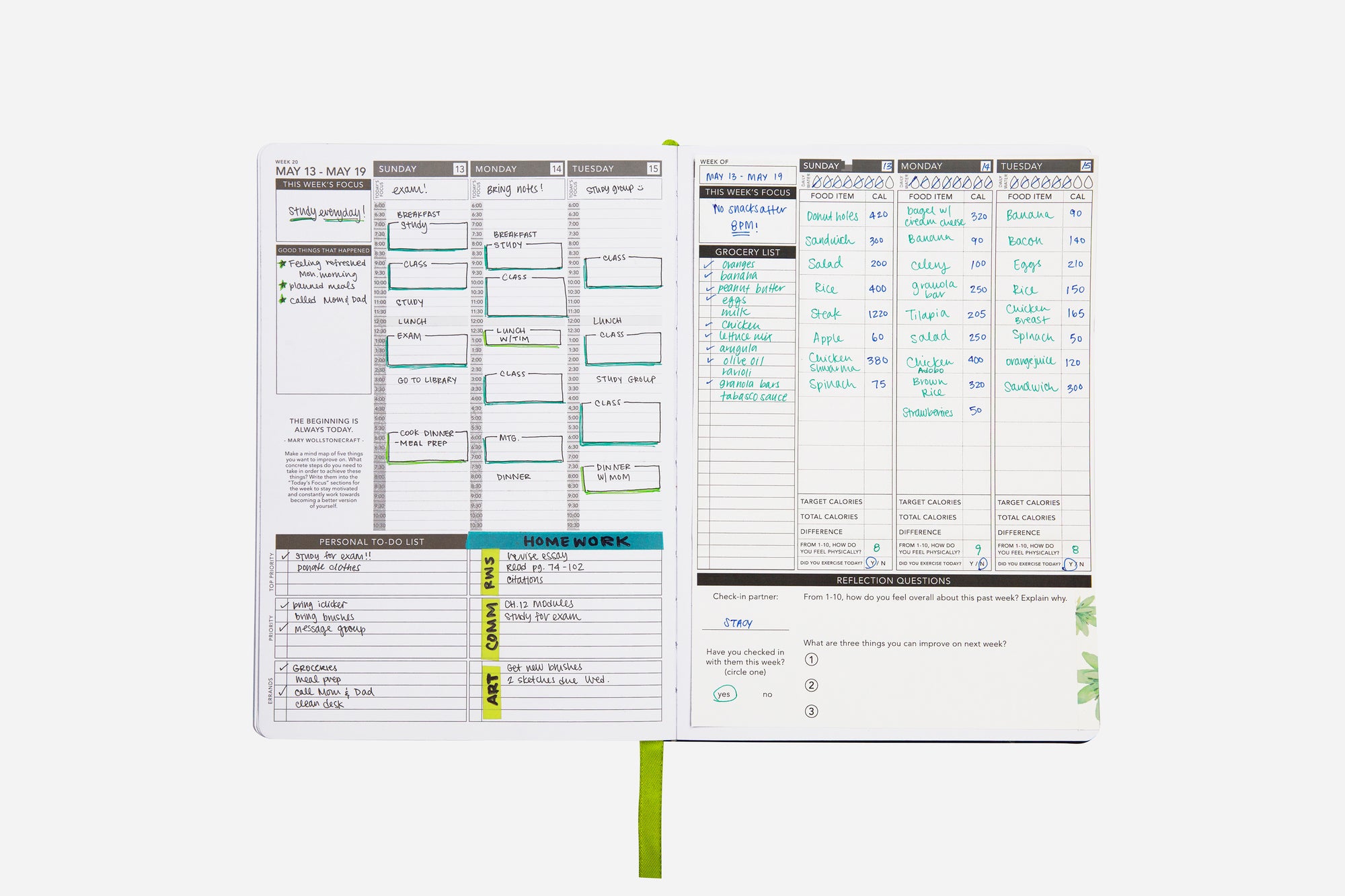 Calorie Tracker - Passion Planner
