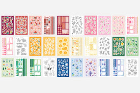 Digital Florals & Foliage Sticker Book - Passion Planner