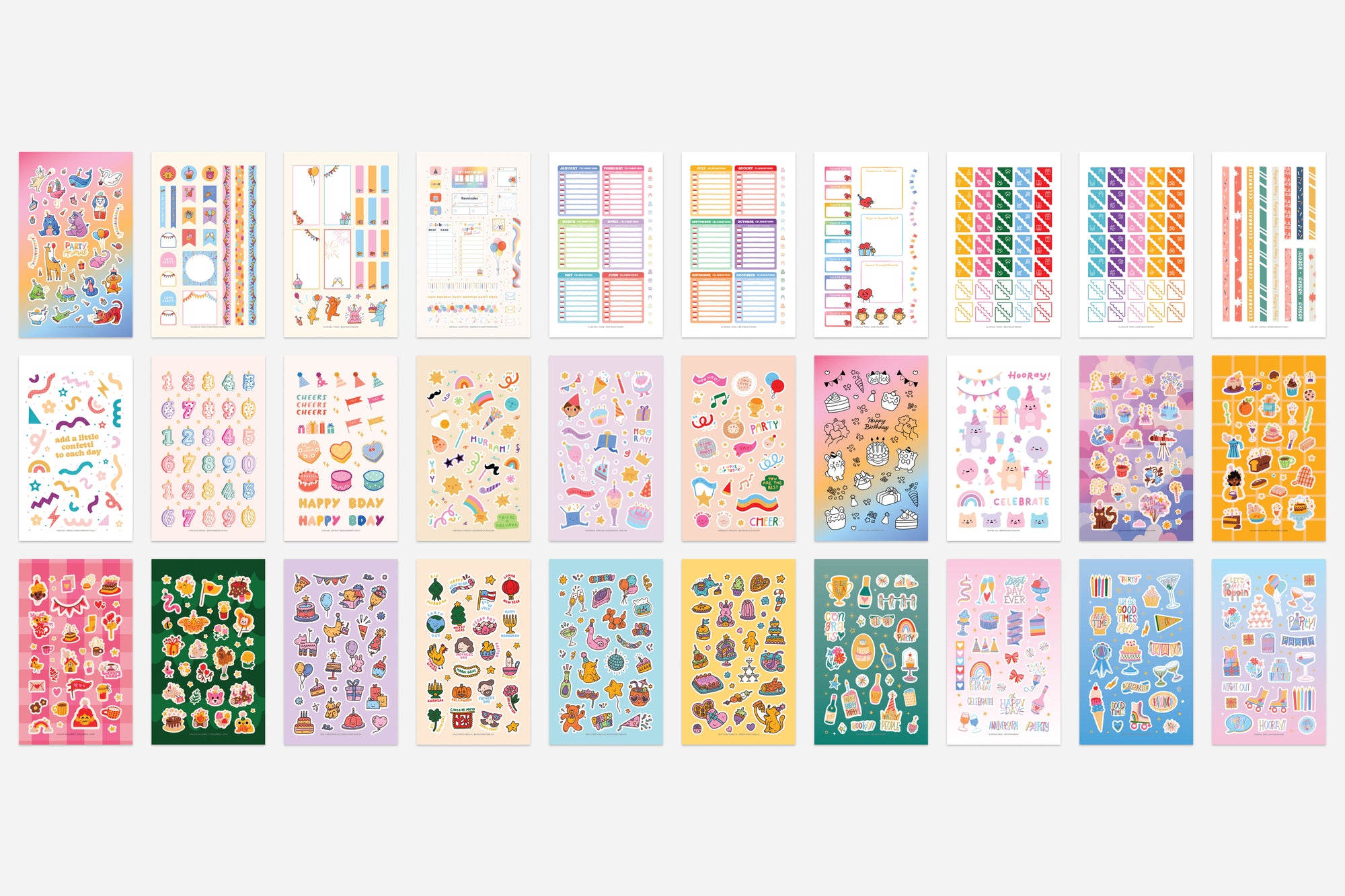 Let's Celebrate! Sticker Book