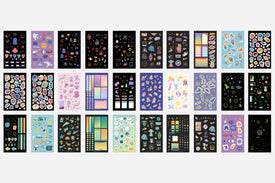 Digital Out of this World! Space Sticker Book - Passion Planner