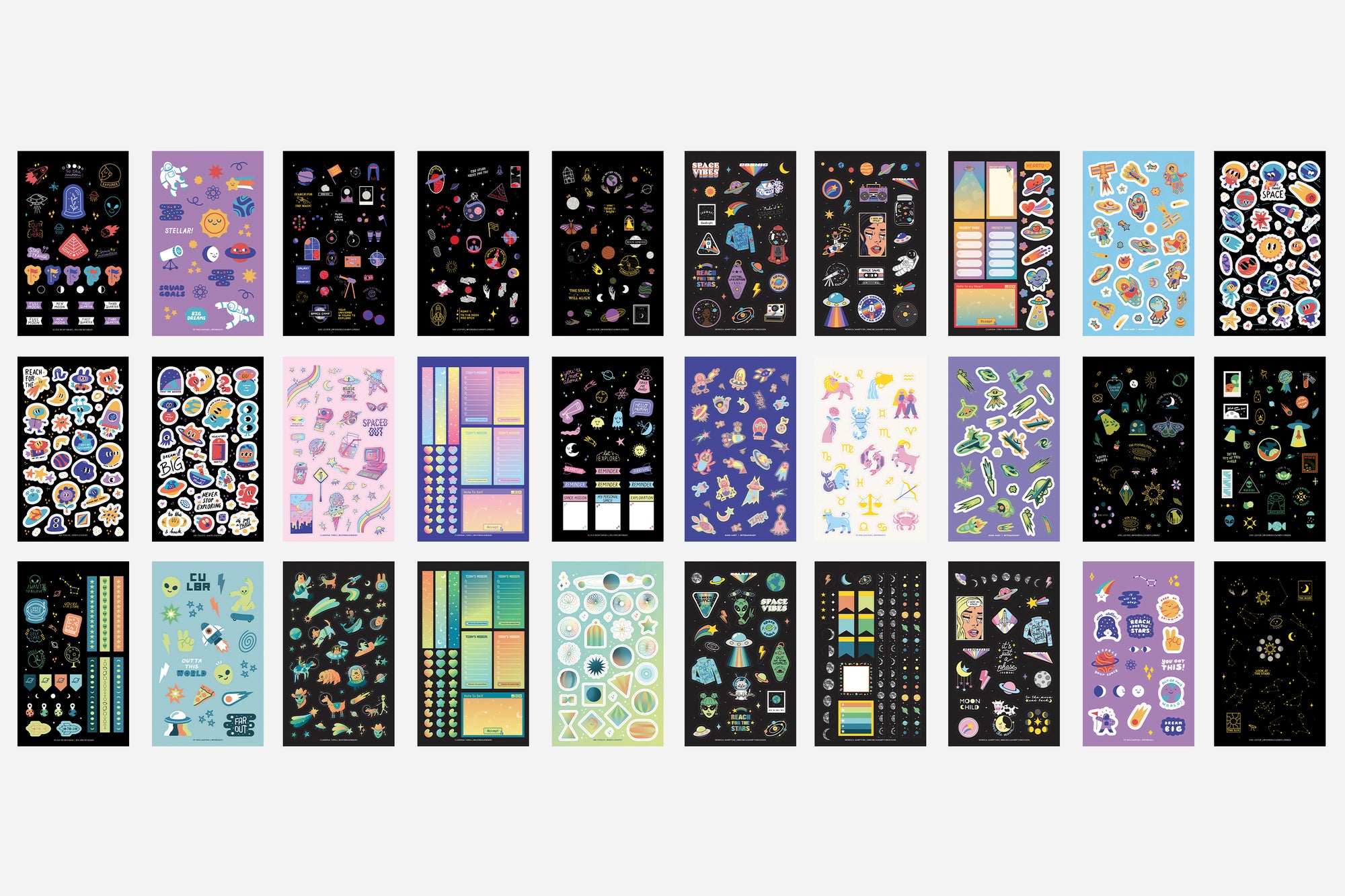 Out of this World! Space Sticker Book - Passion Planner