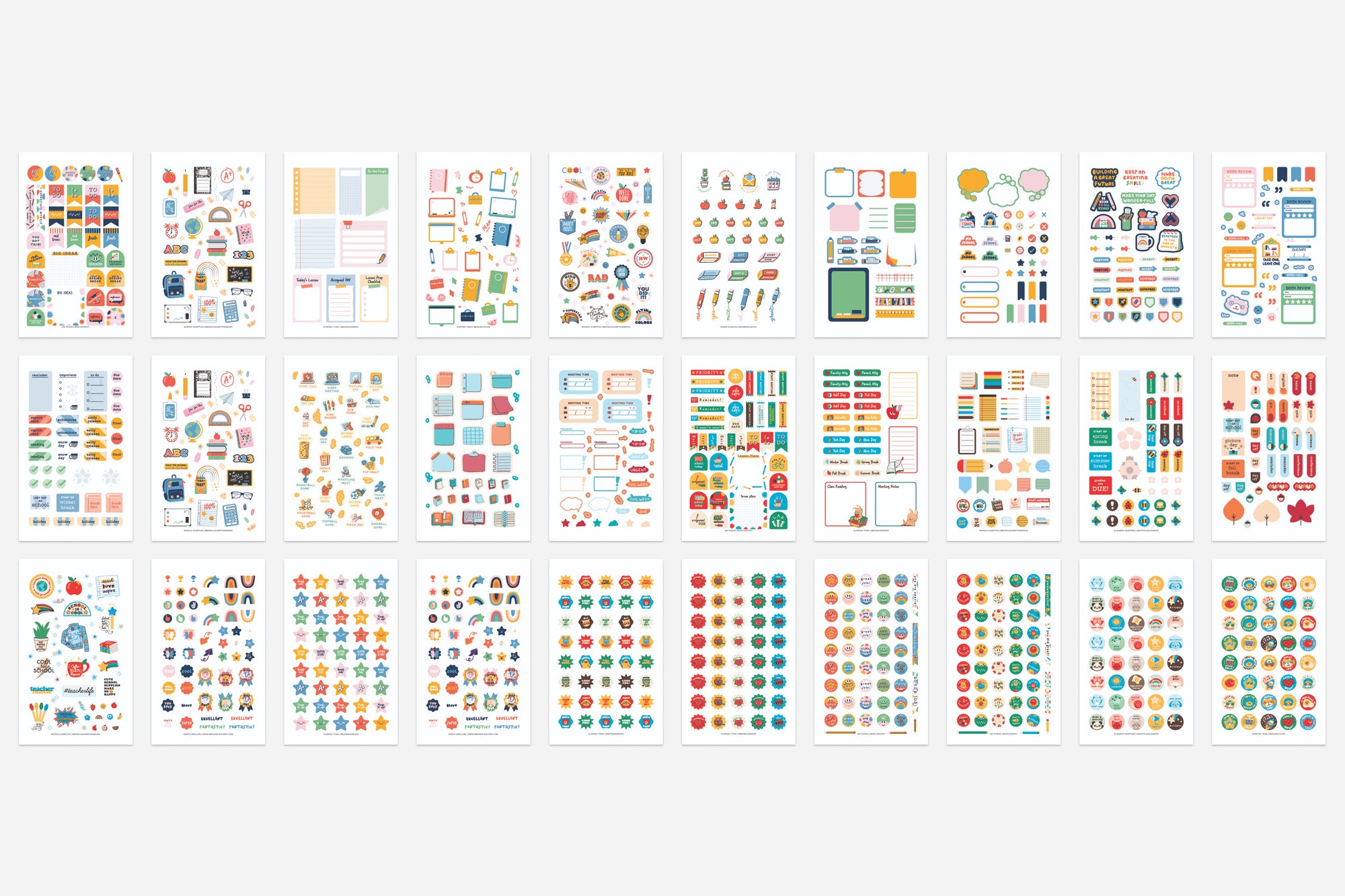 Teacher Sticker Book - Passion Planner