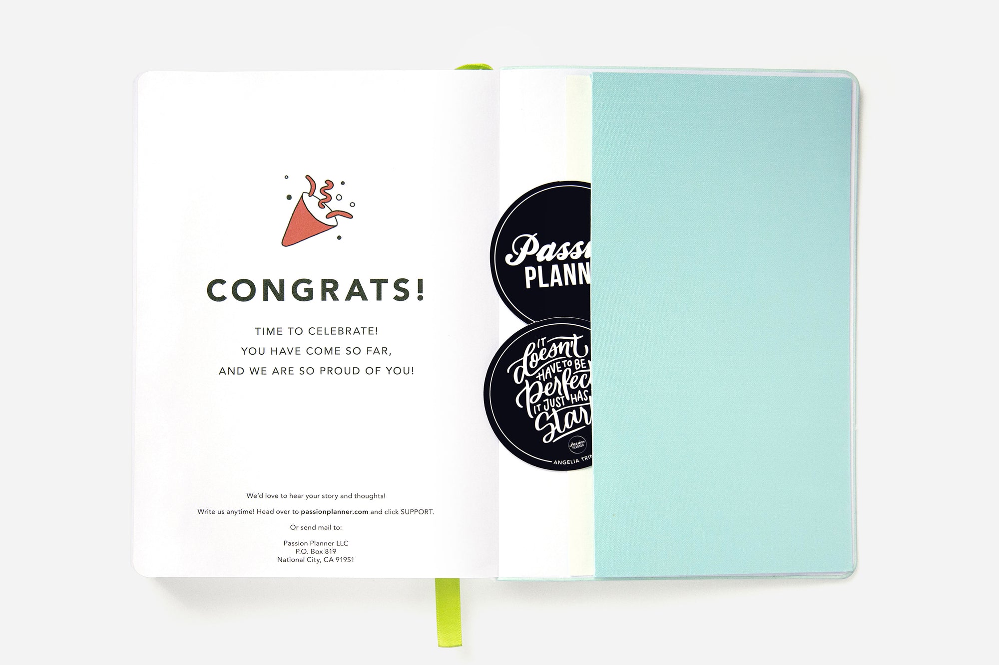 Daily Undated Arctic Blue - Passion Planner