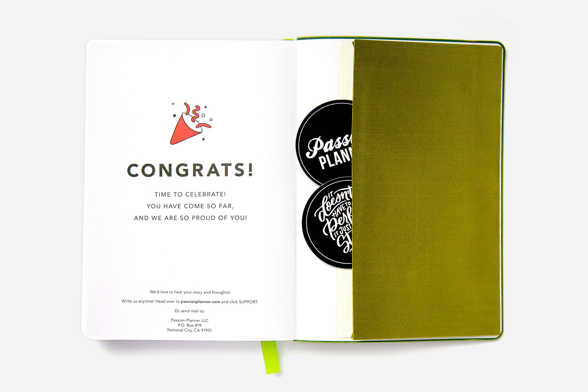 Daily Undated Moss Green - Passion Planner