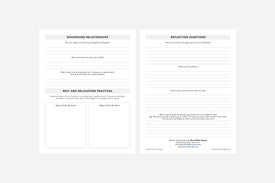 Health and Wellness Reflection - Passion Planner