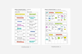 Weekly Overview - Passion Planner