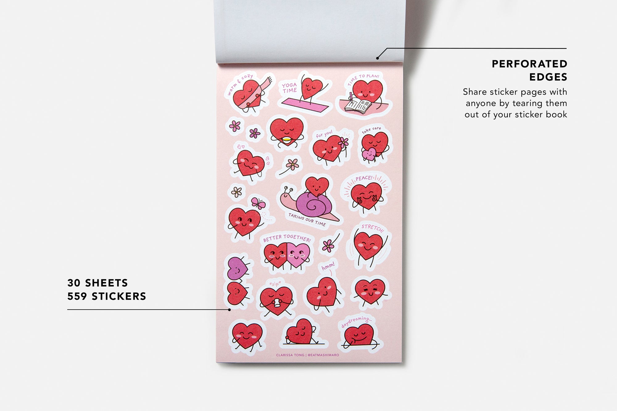 All the Feels - Hearto’s Emotions Sticker Book - Passion Planner
