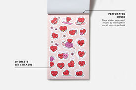 All the Feels - Hearto’s Emotions Sticker Book - Passion Planner