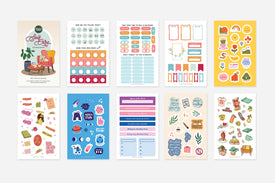 Digital Self-Care Sticker Book - Passion Planner