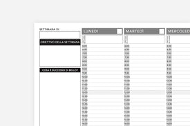 Weekly Undated Italian - Passion Planner