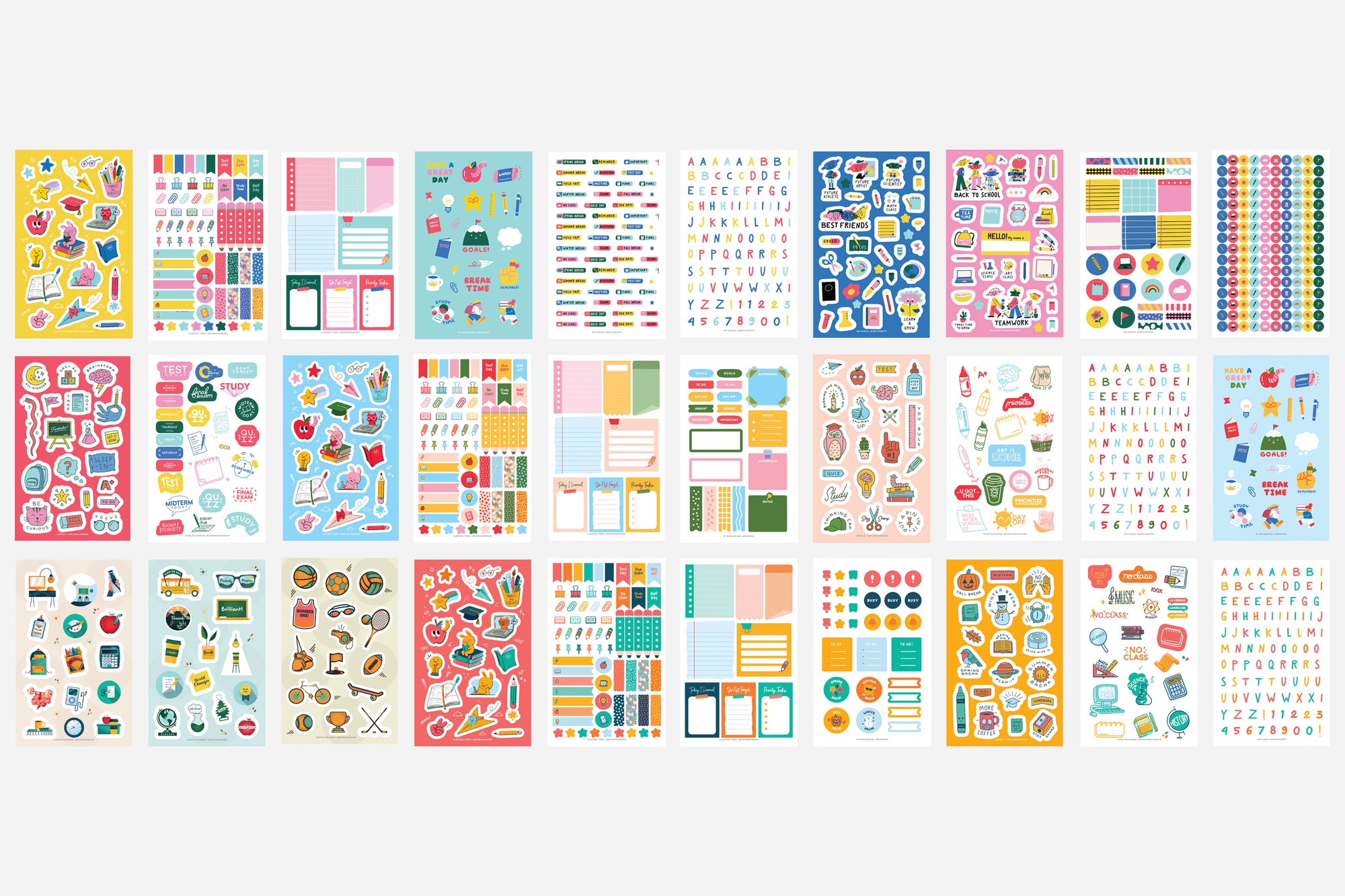 Digital Tools for School Sticker Book - Passion Planner