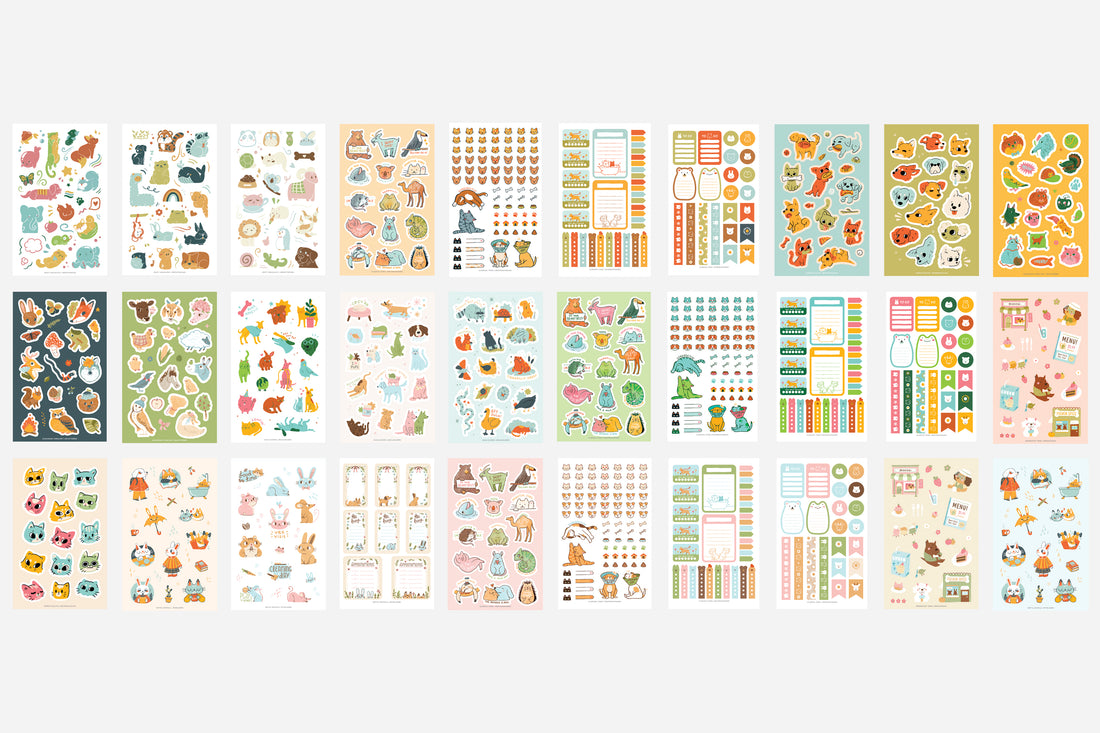 Pawsitive Pals Stickerbook - Passion Planner