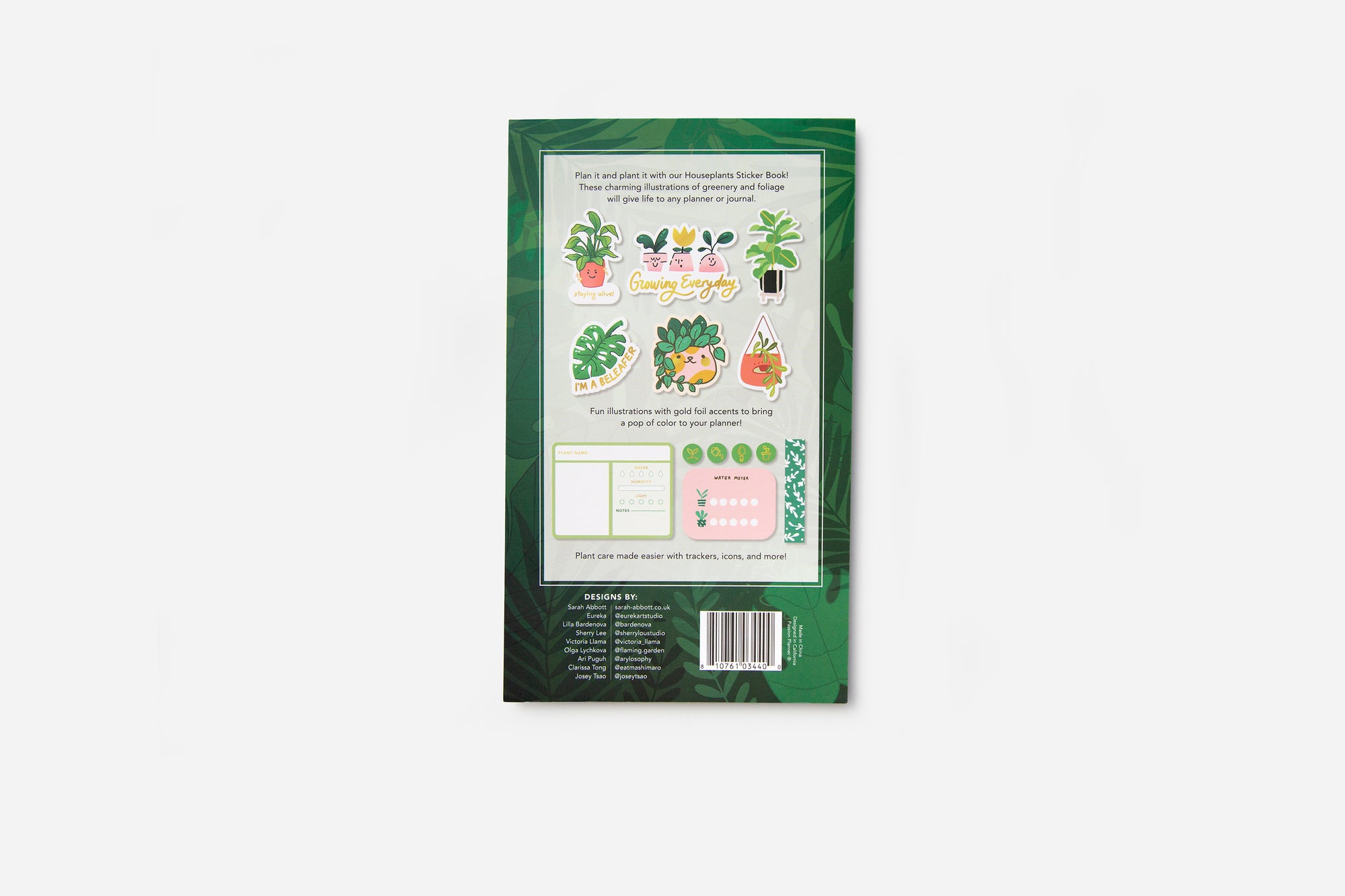 Houseplants Sticker Book - Passion Planner