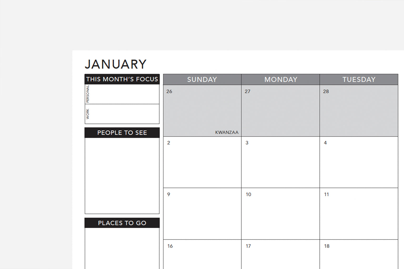 Full Planner PDFs Passion Planner