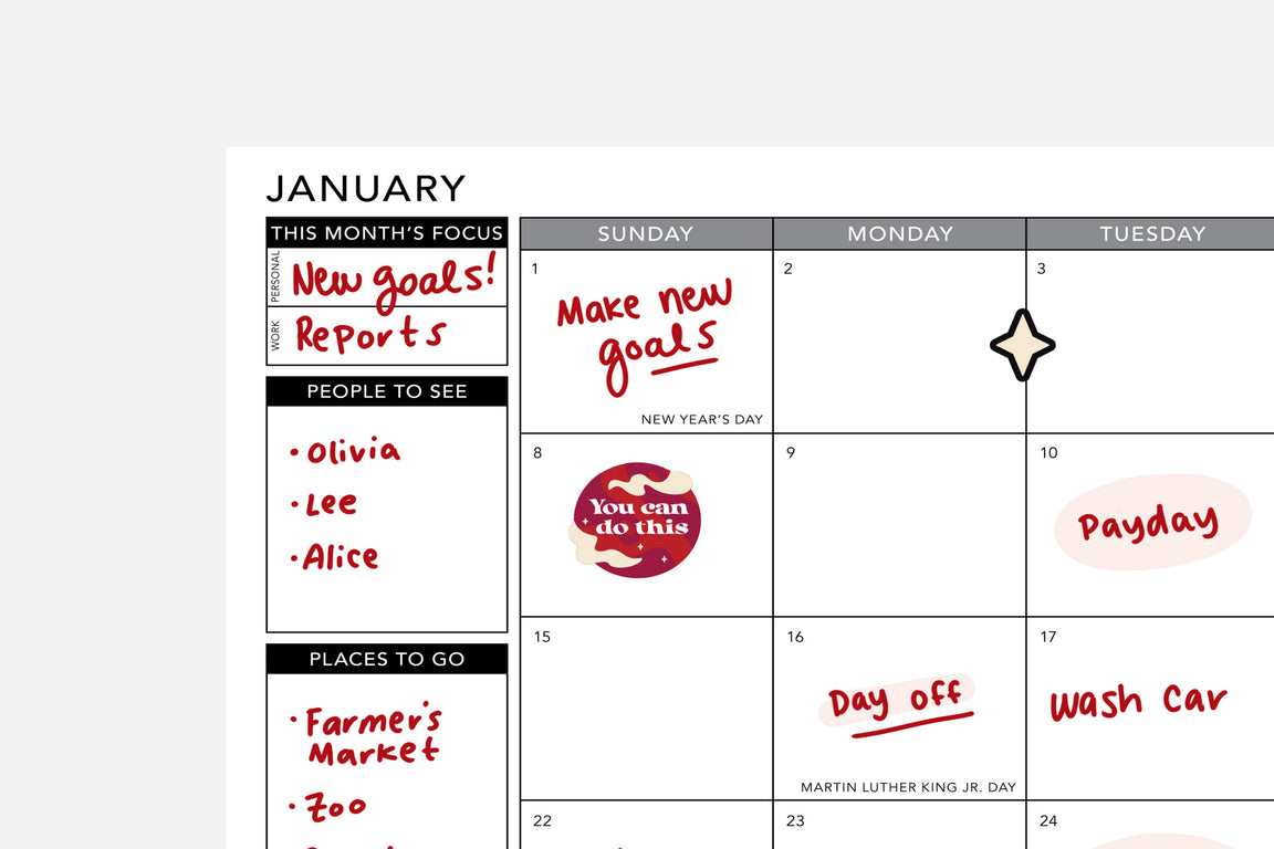 Full Planner PDFs Passion Planner