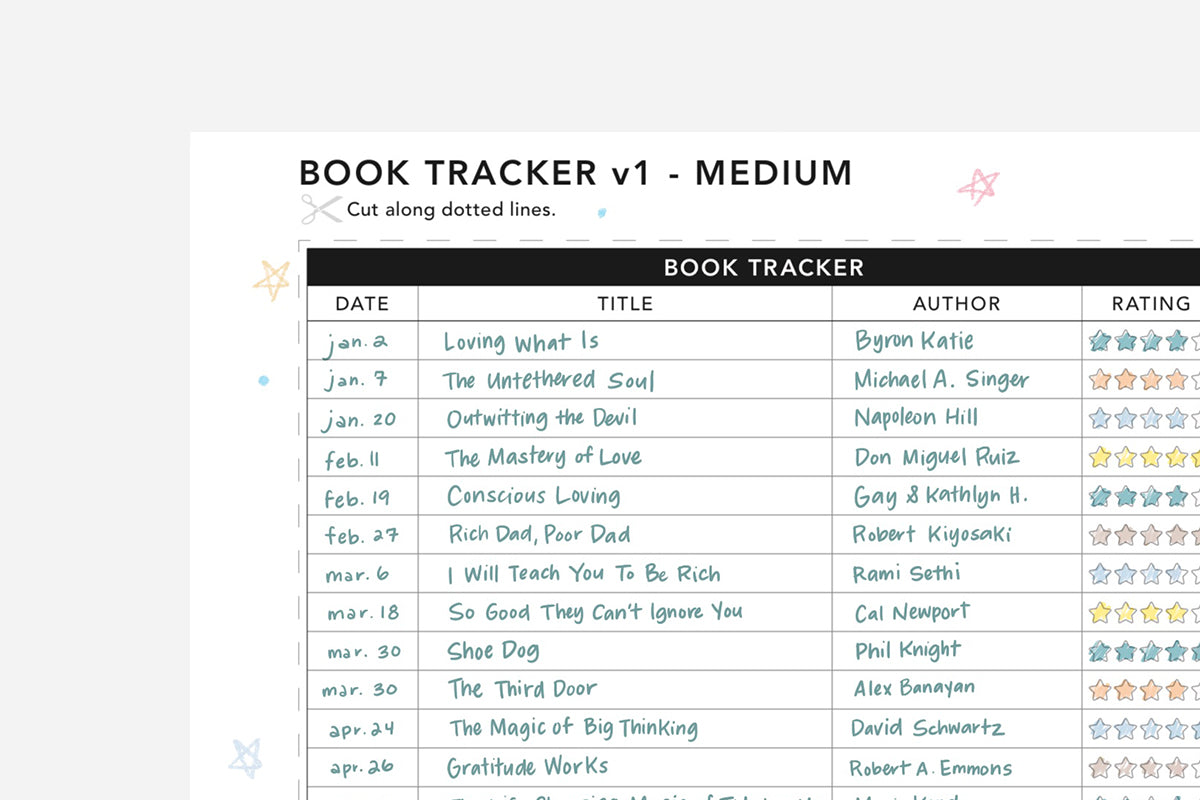 book-tracker-pdf-free-printable-passion-planner for Free Printable Book Checkout Form Book Tracker PDF | Free Printable | Passion Planner for Free Printable Book Checkout Form
