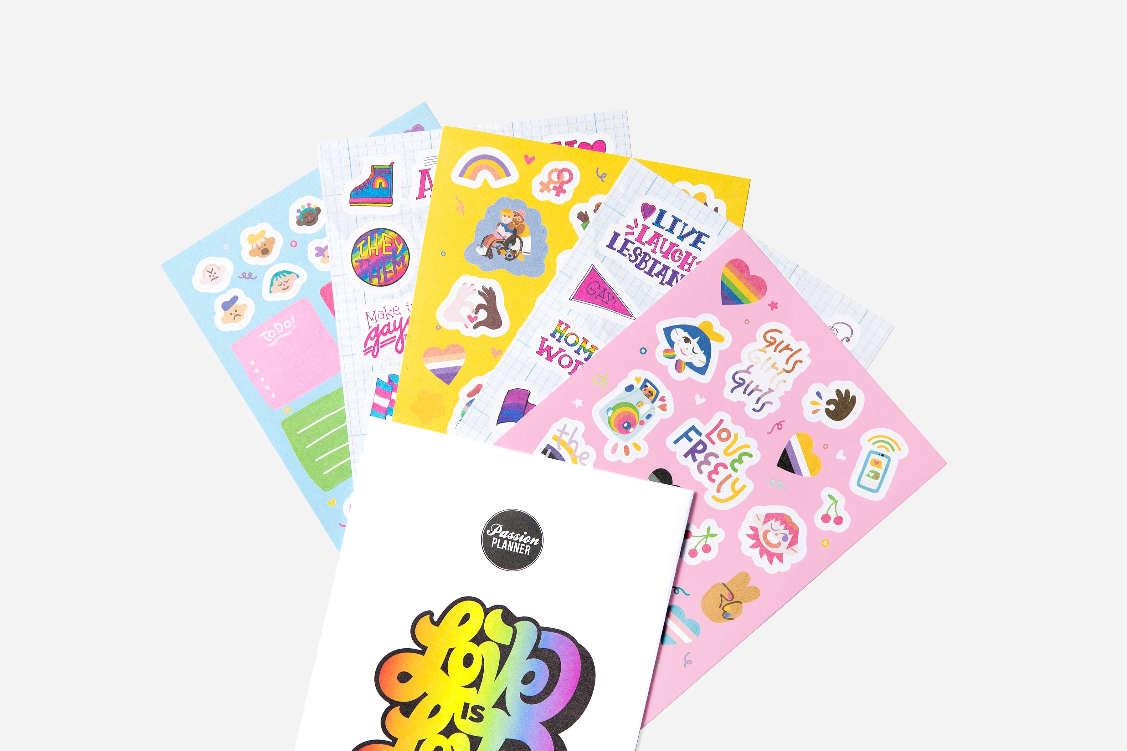 Love is Love Sticker Pack - Passion Planner