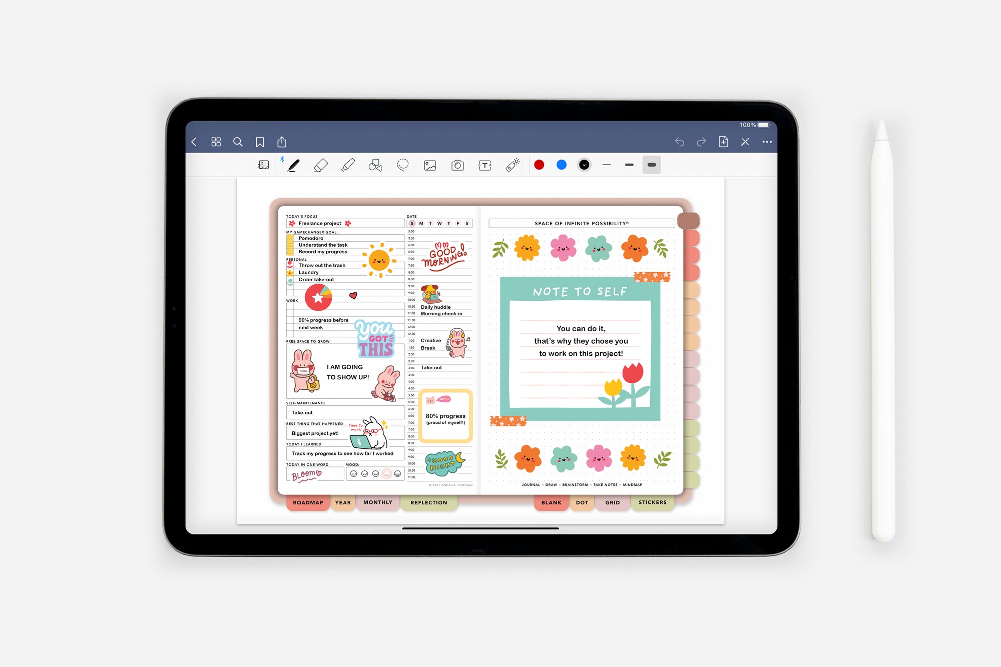 Digital Everything Cute Sticker Book - Passion Planner