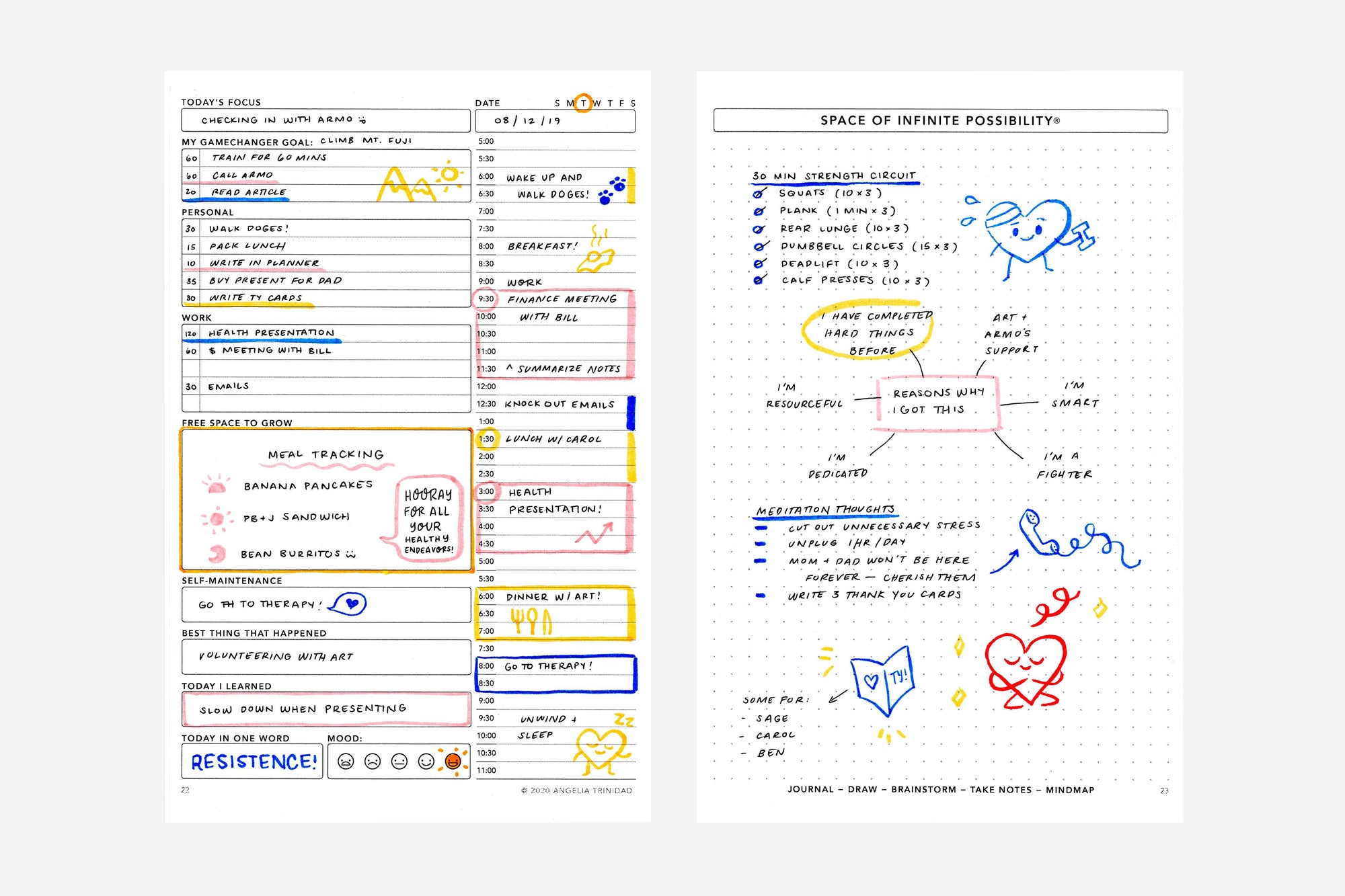 Free Daily Planner PDF | Free Printable | Passion Planner