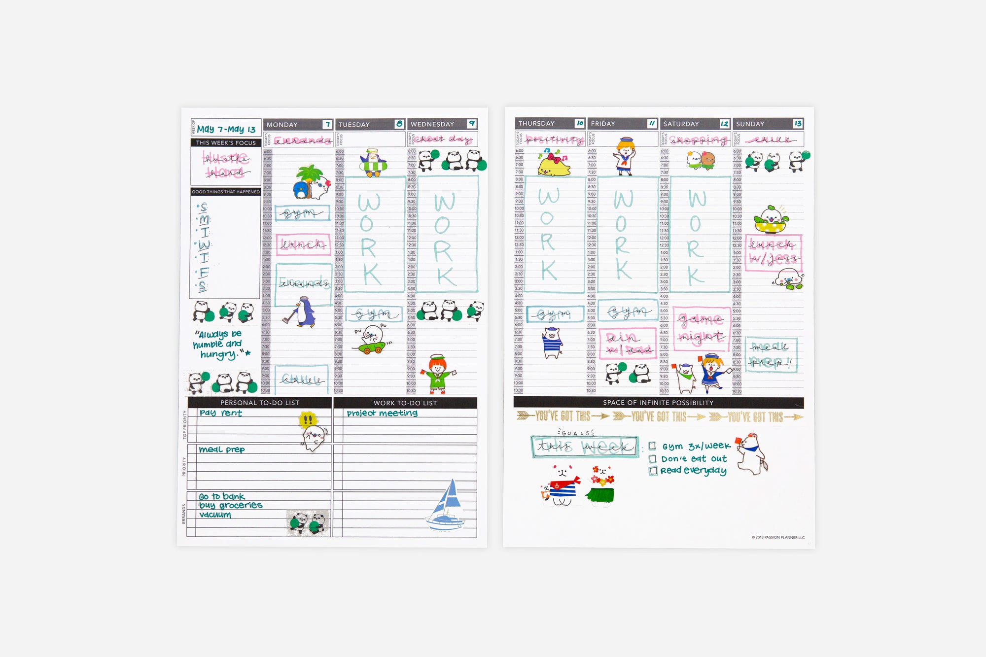 1 Month Undated - Passion Planner