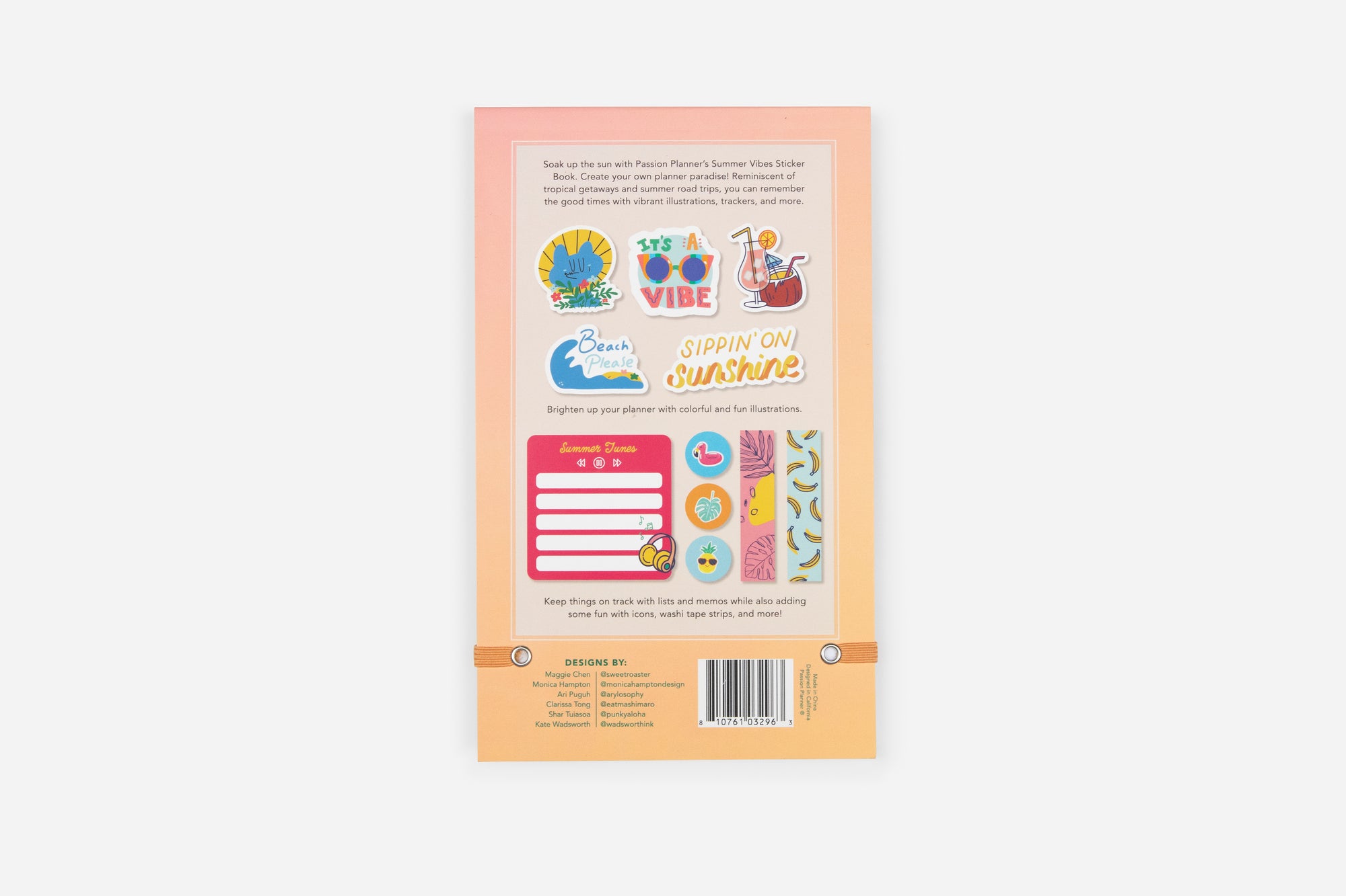 Summer Vibes Sticker Book - Passion Planner
