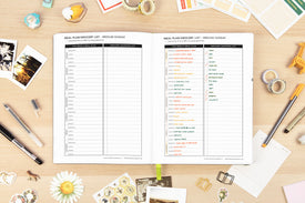 Meal Plan and Grocery List - Passion Planner
