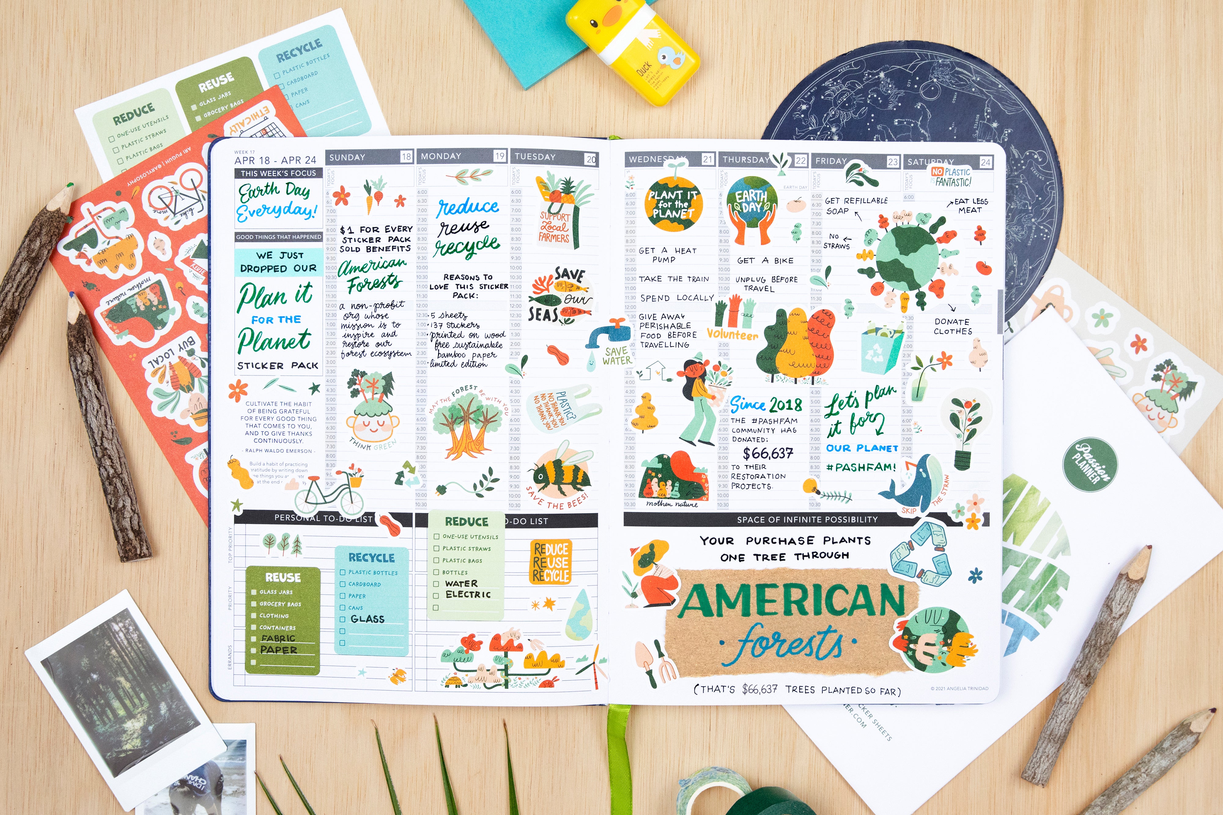 Plan It for the Planet Sticker Pack - Passion Planner