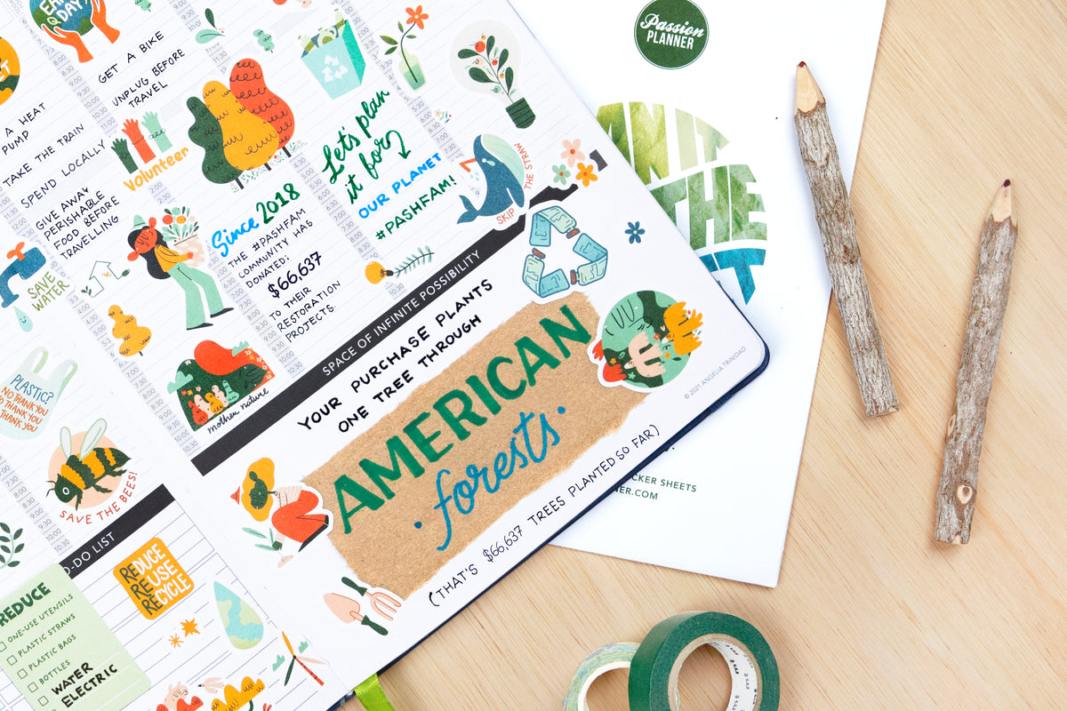 Plan It for the Planet Sticker Pack | Passion Planner