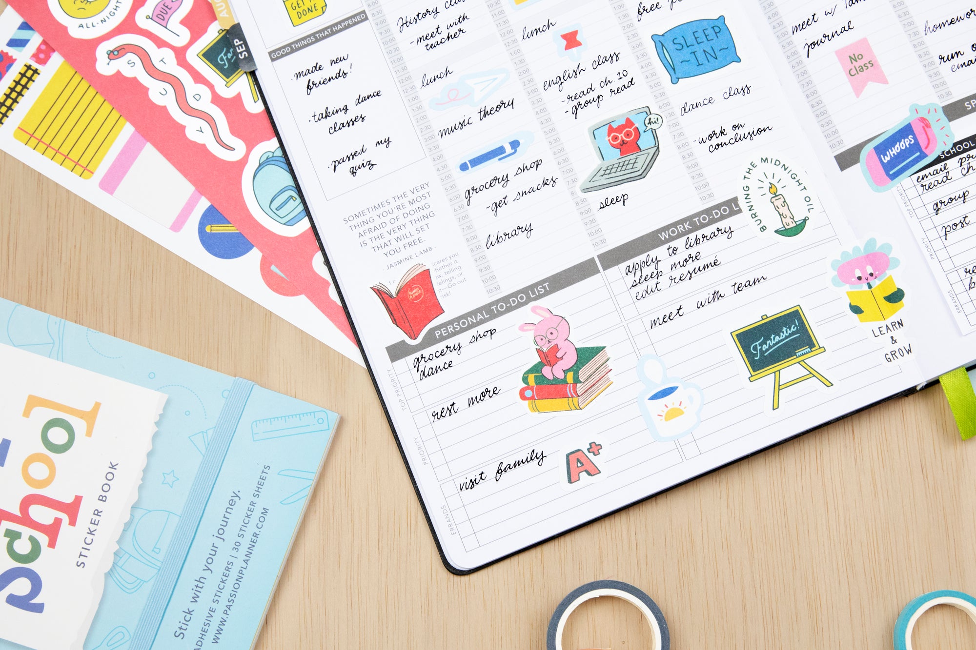 Tools for School Sticker Book - Passion Planner
