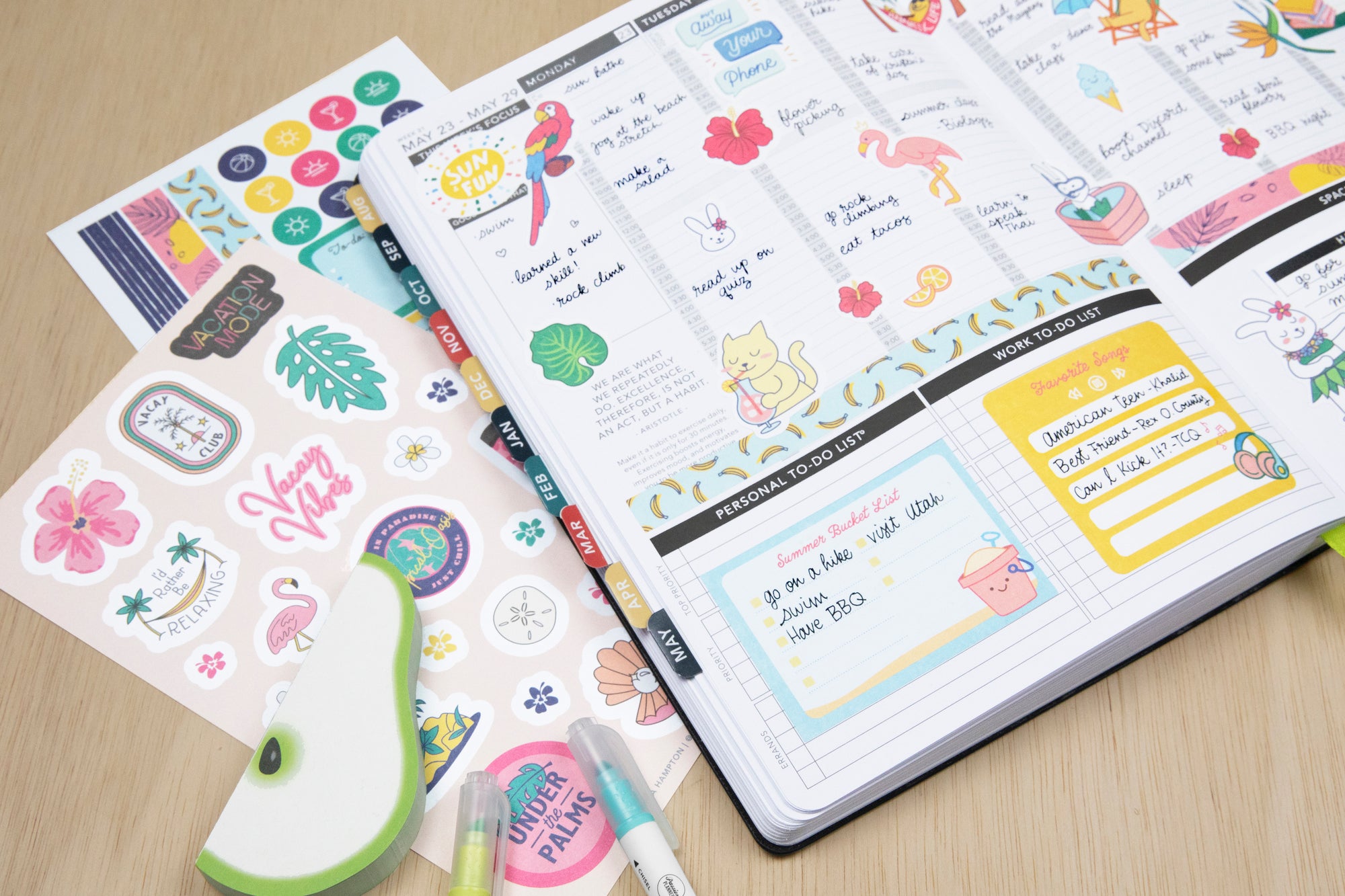 Summer Vibes Sticker Book - Passion Planner