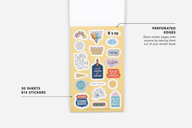 Let's Go! Travel Sticker Book - Passion Planner