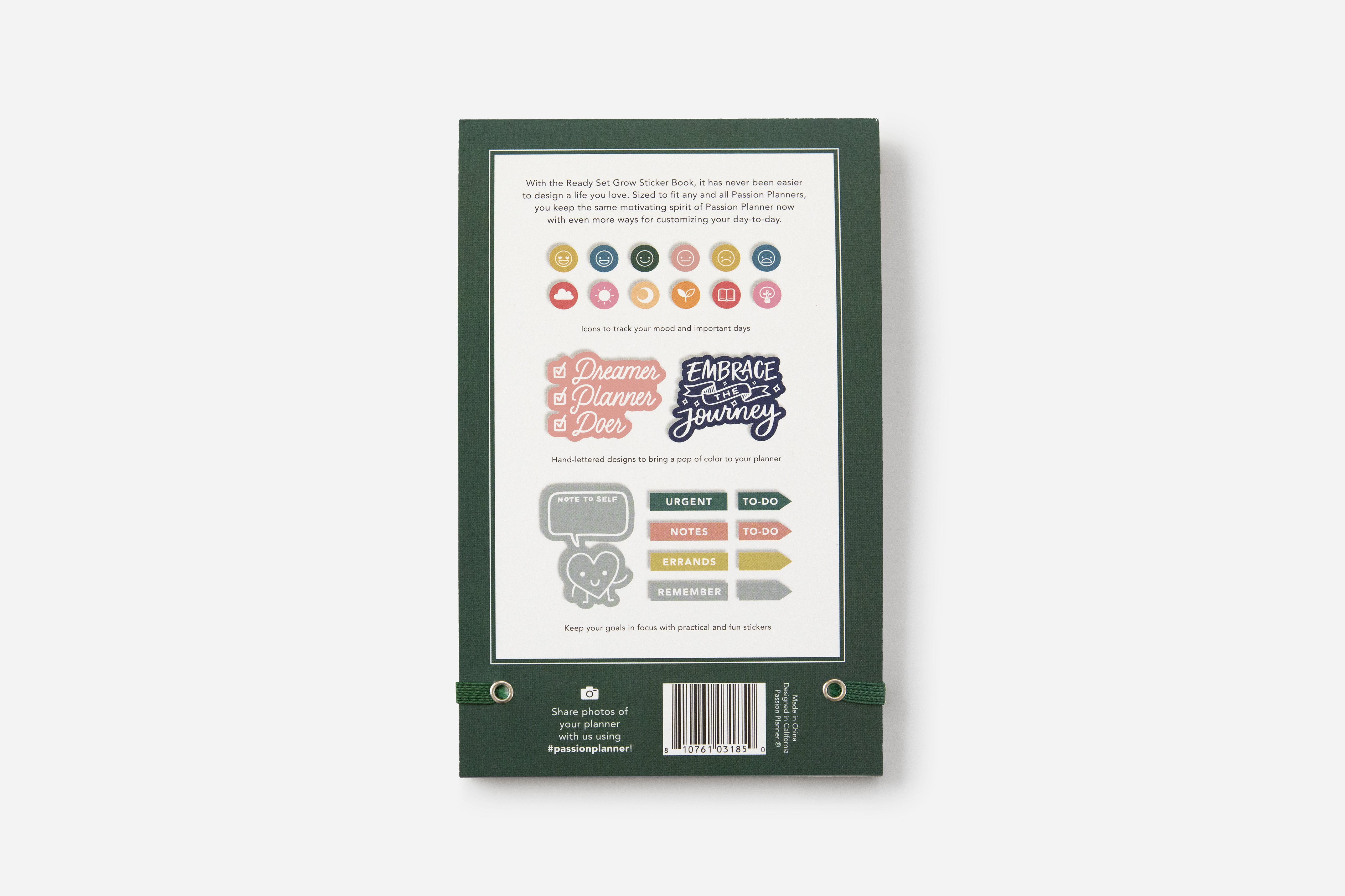 Ready Set Grow Sticker Book - Passion Planner