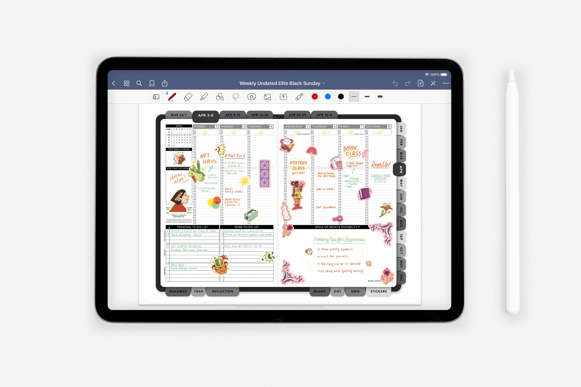 Digital Passion Projects Sticker Book