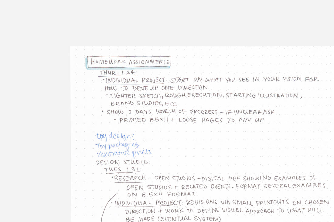 Dotted Page - Passion Planner