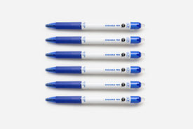 Passion Erasable Pens Starter Pack - Electric Blue (6 Pens + 8 Refills)