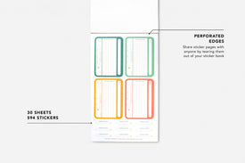 Functional Trackers Sticker Book - Passion Planner