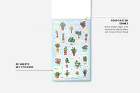 Houseplants Sticker Book - Passion Planner