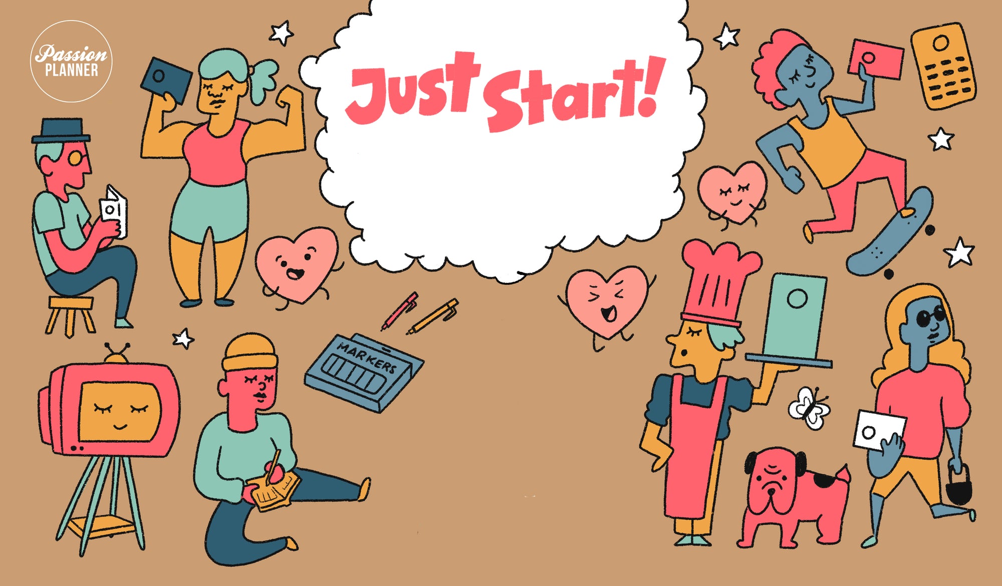 Zoom Backgrounds - Passion Planner