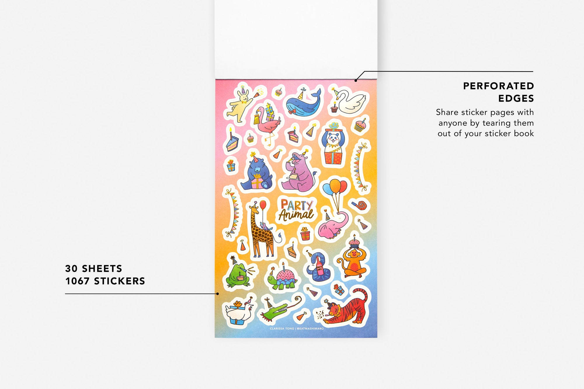 Sticker Fun Party Book Let's Celebrate! Sticker Book – Passion Planner