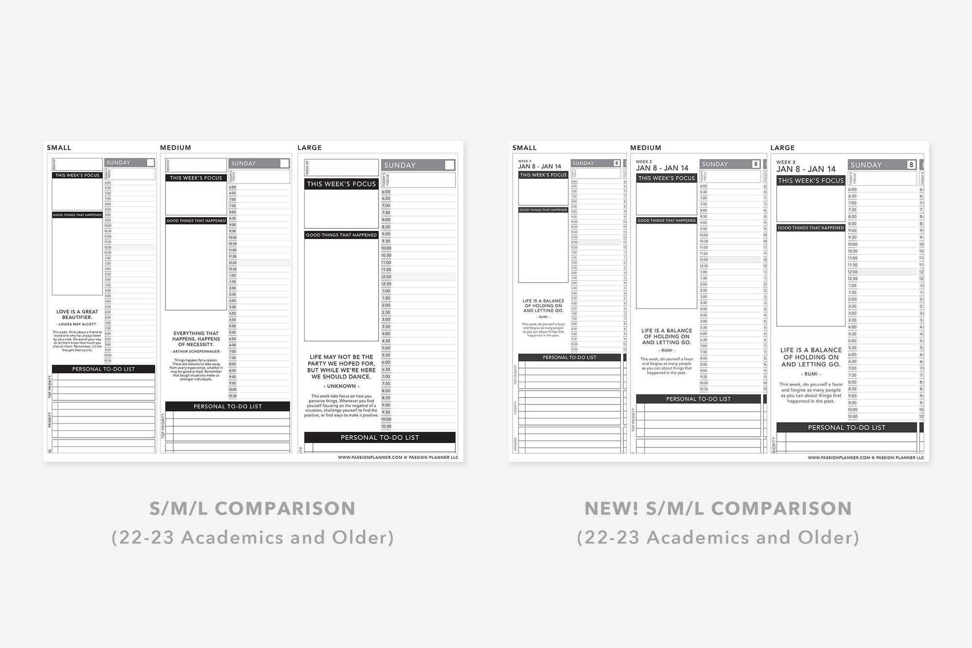 Handwriting Test Weekly - Passion Planner