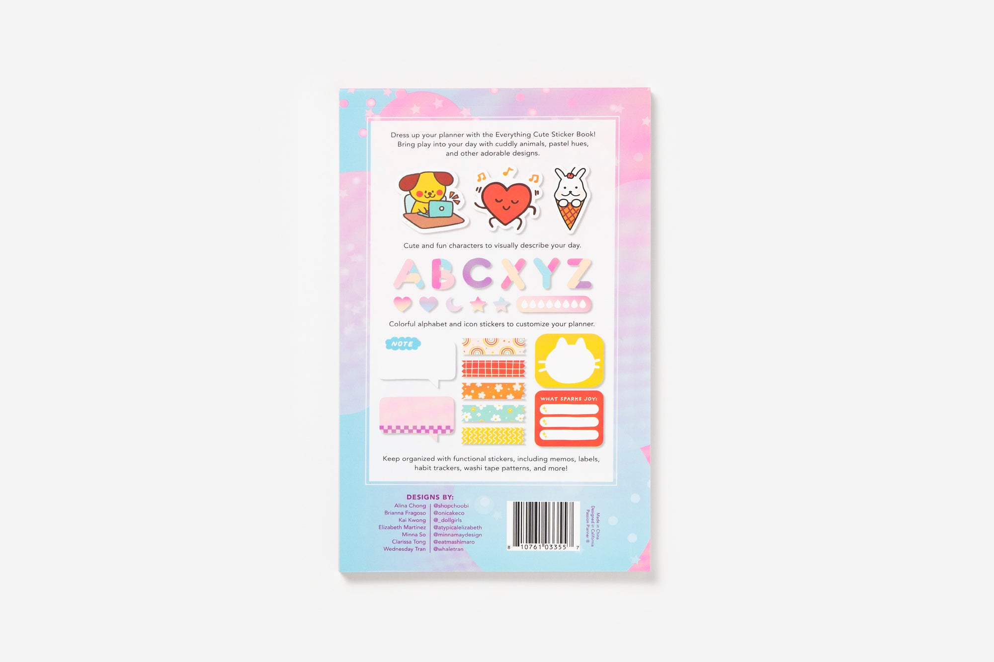 Everything Cute Sticker Book - Passion Planner