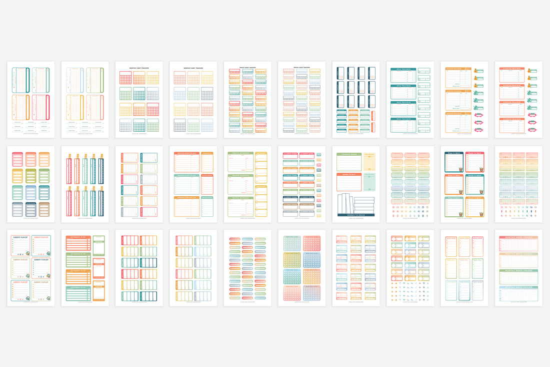 Functional Trackers Sticker Book - Passion Planner